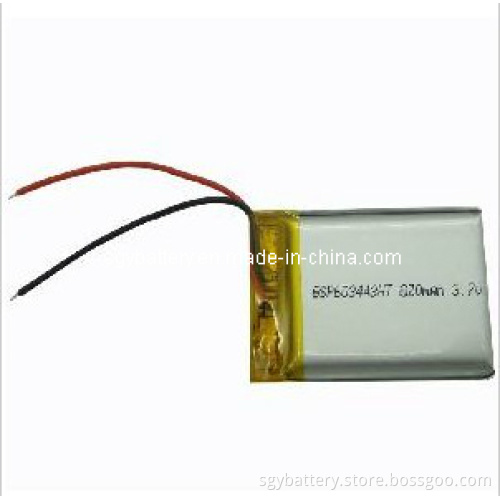 LP603443 820mAh 3.7V Rechargeable Li-Polymer Battery